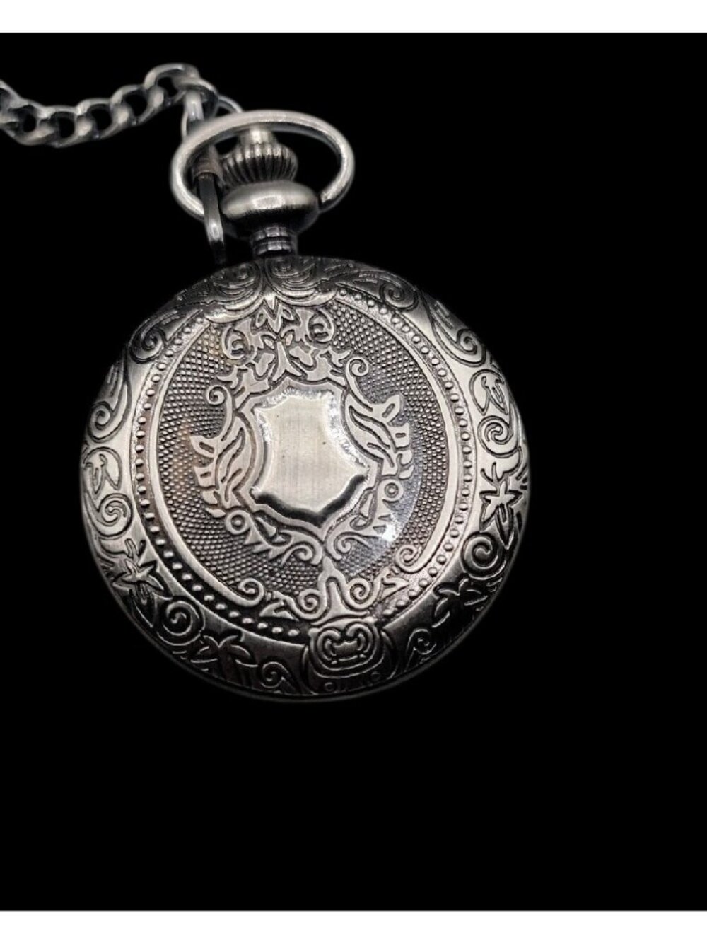 Vintage Abraham Lincoln American Pocket Watch 13" Fob Silver Tone Penny Design - Picture 7 of 7